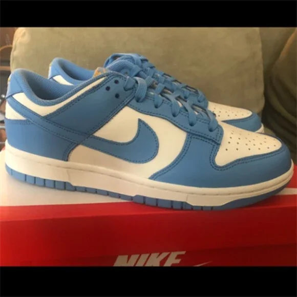 Womens Nike Dunk Low Sail/Coast University Gold